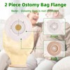 5PCS Ostomy Skin Barrier, Use with Ostomy Bag, 5" Round