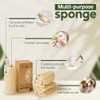 Juego Esponjas Lufa Green Glow 100 Origen Vegetal Colorantes Biodegradables
