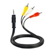 Yeebline 3.5 mm to RCA Camcorder AV Cable, 2-Pack 5ft