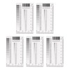 HARFINGTON 5pcs High Precision SEC Size Estimation Chart 8x5.5cm 0.2mm