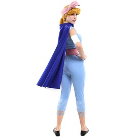 miccostumes Women's Anime Costume Top Pants Cape and Accessories for Princess Cosplay(XL,Blue)