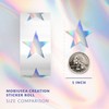Mobiusea Creation Holographic Star Stickers | 1 Inch | 1000pcs