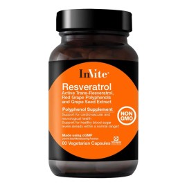 Invite Health Resveratrol Cpsulas Vegetales 60                                                                                                        