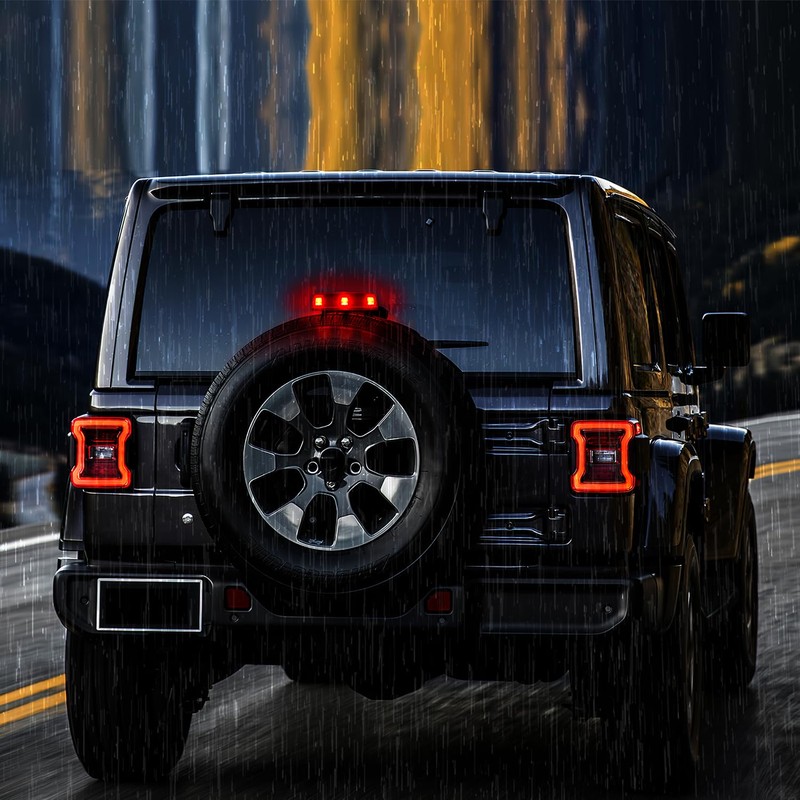 Nilight Third Brake Light Tail High Mount Stop Upgrade 3rd