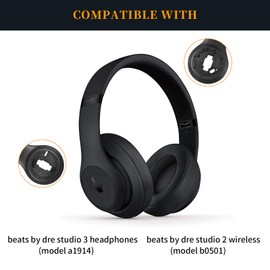 Eaglewireless Studio 3 Inside Panel as Same as The OEM Studio3 Replacement Parts Inner Shell Accessories Compatible with Studio3/A1914 Studio 2 Wireless/B0501 Headphones (Matte Black)