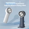 Handheld Fan Portable Electric Cold Compress Cooling Fan USB Rechargeable