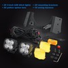 HTZCMOTO 3 Inch LED Ditch Lights for 1997-2006 Jeep Wrangler