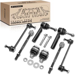 A-Premium Set of 8, Front Sway Bar Link, Lower Ball Joint, Inner & Outer Tie Rod End, Compatible with Jeep Compass 2007-2017, Patriot 2007-2017, Dodge Caliber 2007-2012