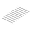 10Pcs Long Rod Nut Hex Coupling Straight Bar Stainless Steel