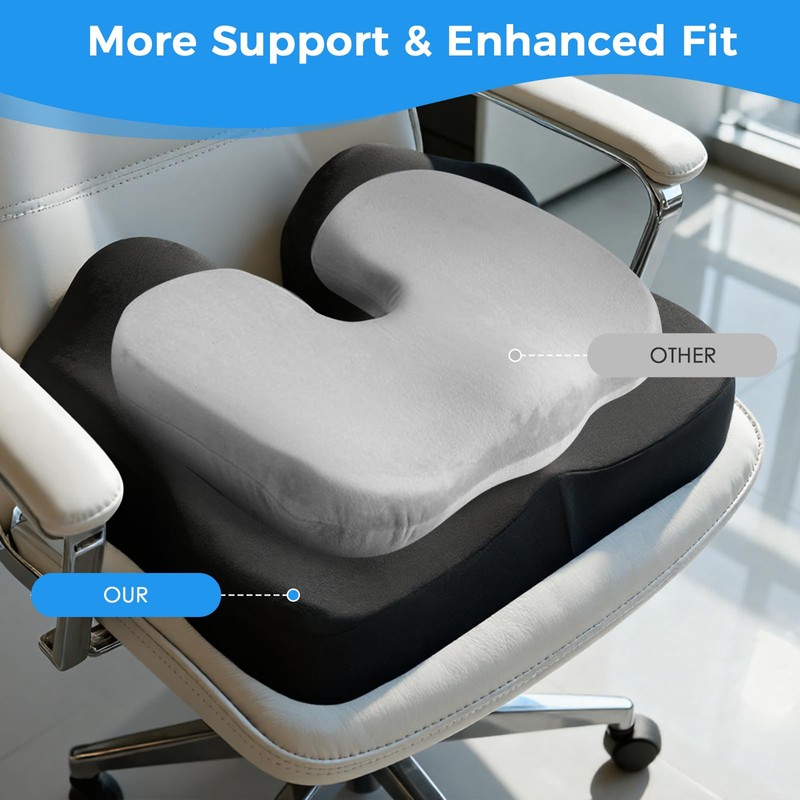 Niceeday Seat Cushion for Office, Car & Wheelchair - Premium