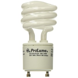 ProLume Prolumeme CFL13/41 46526 13W Spiral 4100K GU24, 1 Piece