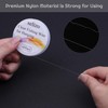 Fishing Wire, Selizo 3Pcs Clear Fishing Line Jewelry String Invisible