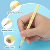 PATIKIL Round Pencils, 12 Pack Triangle HB Graphite Pencil Hole