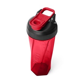 YETI Yonder 27 oz (737 ml) Leakproof Protein Shaker Bottle, Rescue Red