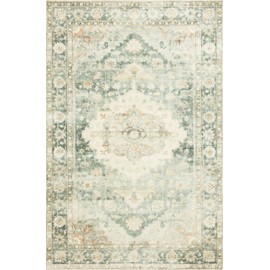 Loloi II Rosette Teal/Ivory 2'-2" x 3'-8" Accent Rug