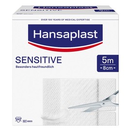 Hansaplast Sensitive Plaster 8 cm x 5 m Roll Pack of 1