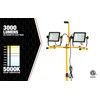Southwire CSW3X2 LED Work Light, 6000, Yellow