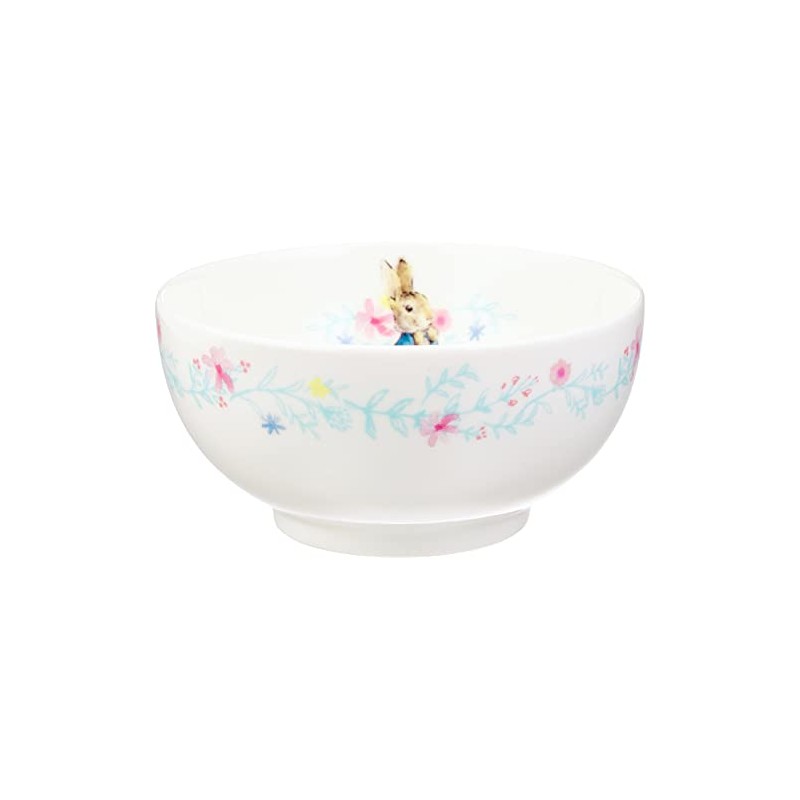 Yamakasyoten PR490-312 Peter Rabbit "Wreath" Rice Bowl