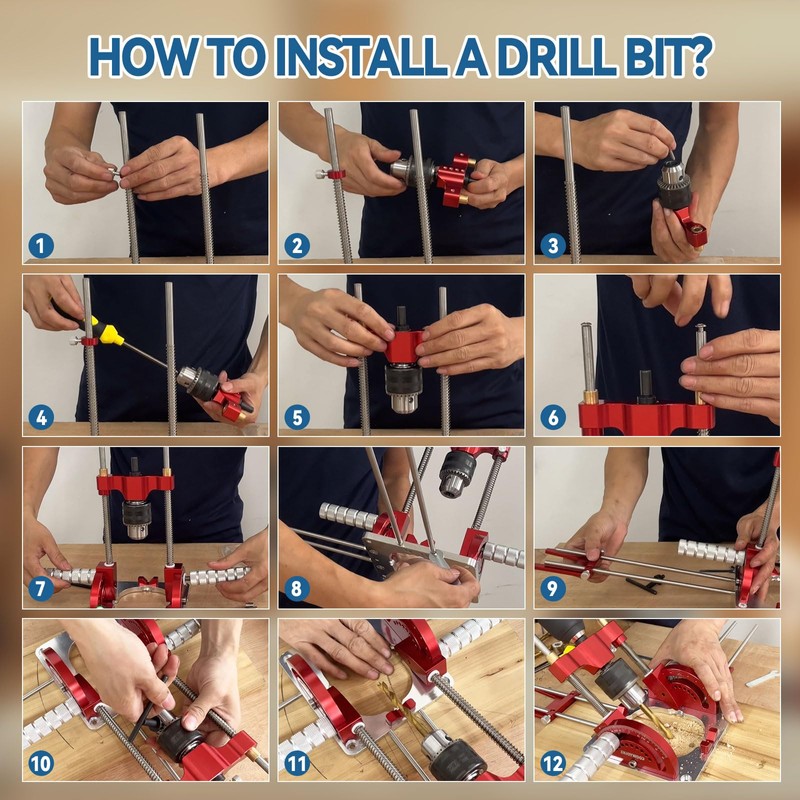 Multi Angle Drill Guide, Portable Drillling Guide, Precision Drilling Jig