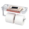 mDesign Kitchen Roll Holder Wall Holder for Paper Rolls in