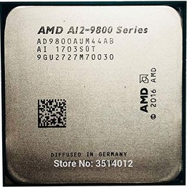 AMD A12-Series A12-9800 A12 9800 3.8 GHz Quad-Core CPU Processor AD9800AUM44AB Socket AM4