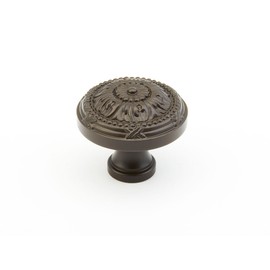 Schaub Versailles Collection 1-1/2 in. (38mm) Knob, Oil-Rubbed Bronze - 752-10B