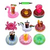 Inflatable Drink Holder, 15 Pack Drink Floats Inflatable Cup Holders