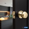 XFORT Bello Passage Knob Set Polished Brass, Door Knob for