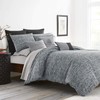 ED Ellen DeGeneres Euro Sham Comforter Set Black