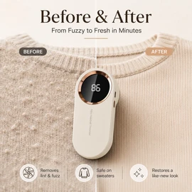 Electric Lint Remover for Sweaters & Clothing – USB Rechargeable Fabric Shaver for Smooth, Fresh-Looking Garments