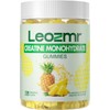 Leozmr Creatine Monohydrate Gummies 5000mg for Men & Women Pineapple 120 Gummies