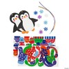 Fun Express Penguin Foam Christmas Ornaments Crafts for Kids -