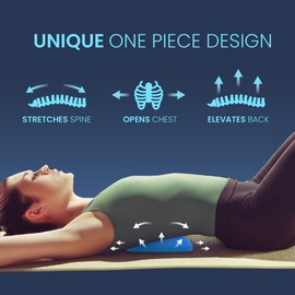 Lumia Wellness CostoBlock Pro - Extra Firm - Non-Slip Thoracic Pod for Costochondritis and Tietze Syndrome - Helps Relieve Chest & Upper Back Pain