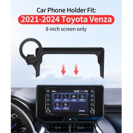 MaserWeller Car Phone Holder for Toyota Venza 2021-2024 Accessories 8-Inch Screen Fixed Clip, 360° Rotation Phone Mount Compatible with MagSafe, Cell Phone Holder That Does Not Affect Air Vent