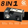 KONLLEN 8 in 1 Billiards Pool Cue Tip Repair Tool