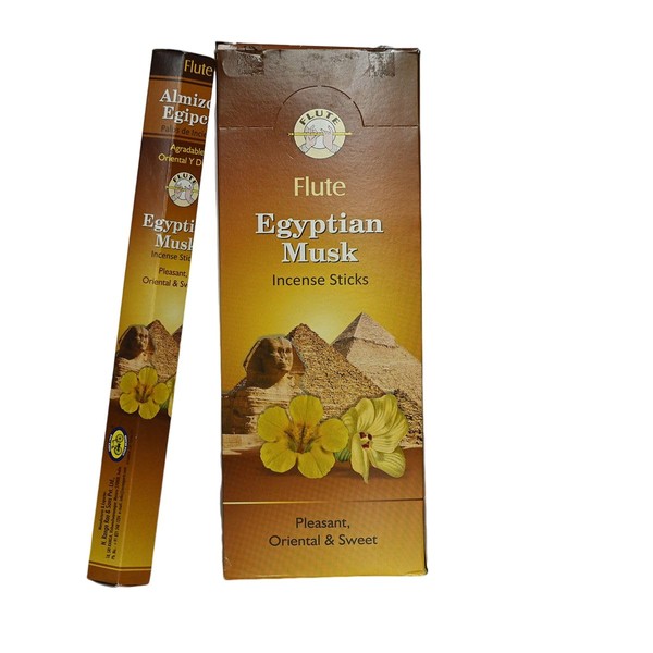 Flute Egyptian Musk Incense Sticks from India - 120 Insence-Sticks