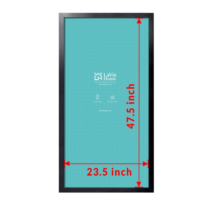 LaVie Home 24 x 48 Picture Frame, Large Poster Frame