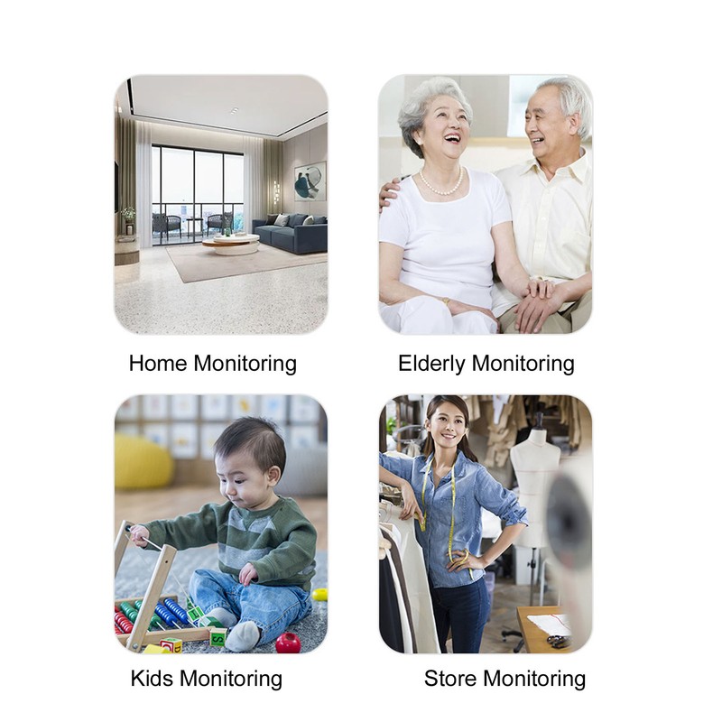 Security Camera 360 Degree Rotation Motion Detection Voice Call HD