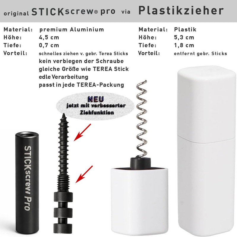 Stickscrew PRO Original Smart Embroidery Puller Removes Broken Filters and