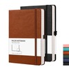 RETTACY Notebook A5 Hardcover, Lined, Pack of 2 - Thick