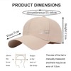 YKDLLF Unisex Baseball Cap Vintage Look Adjustable 6 Panel Cap