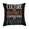 Culture That Inspires Hispanic Heritage Month Throw Pillow