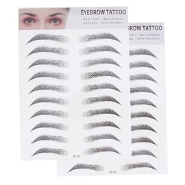 Healvian Eyebrow Stencil Set Hair Makeup Brow Transfer Stickers Men Women Eyebrow Stencils Lasting Realistic Look Skills Needed