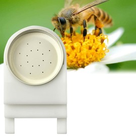 BESPORTBLE Honey Feeder for Bees Plastic Bee Feeder Beehive Entrance Perforated Lid Easy Cleaning