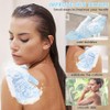 Guantes Baño Pares Exfoliantes Ducha Nailon Súper Suaves Doble Cara