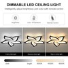 JAYMP 25.6" Flower Shaped Ceiling Light Dimmable Modern Ceiling Lamp