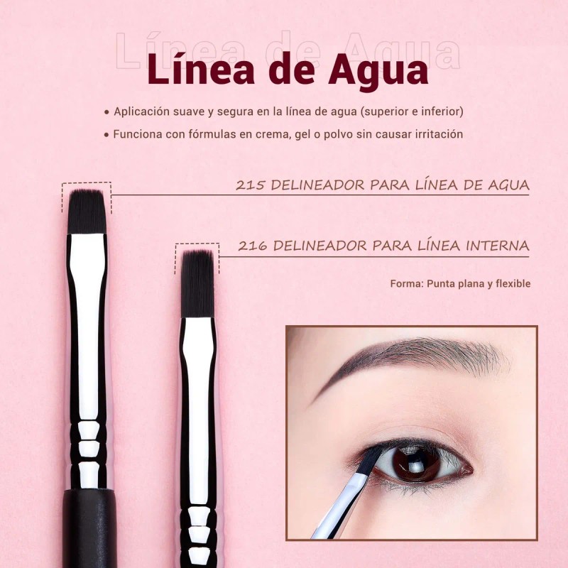 Jessup Kit 11pcs De Brochas Delineadores De Ojos,t324