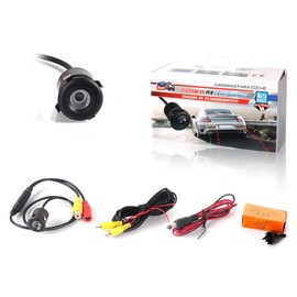 Rückfahrkamera für Auto, Einbaukamera, schmales Loch 18,5 mm, Erfassungswinkel 170 °, mit Führungslinie, Nachtsicht, wasserdicht IP67