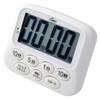 YNAC LT091W Linksy Digital Timer with Clock Count-Up, Countdown, White