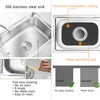 Stainless Steel Sink Wall Mount Commercial Hand Washing Station Prep